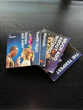 Cambridge School Shakespeare Paperback Books Set Of 5 Romeo Juliet Macbeth